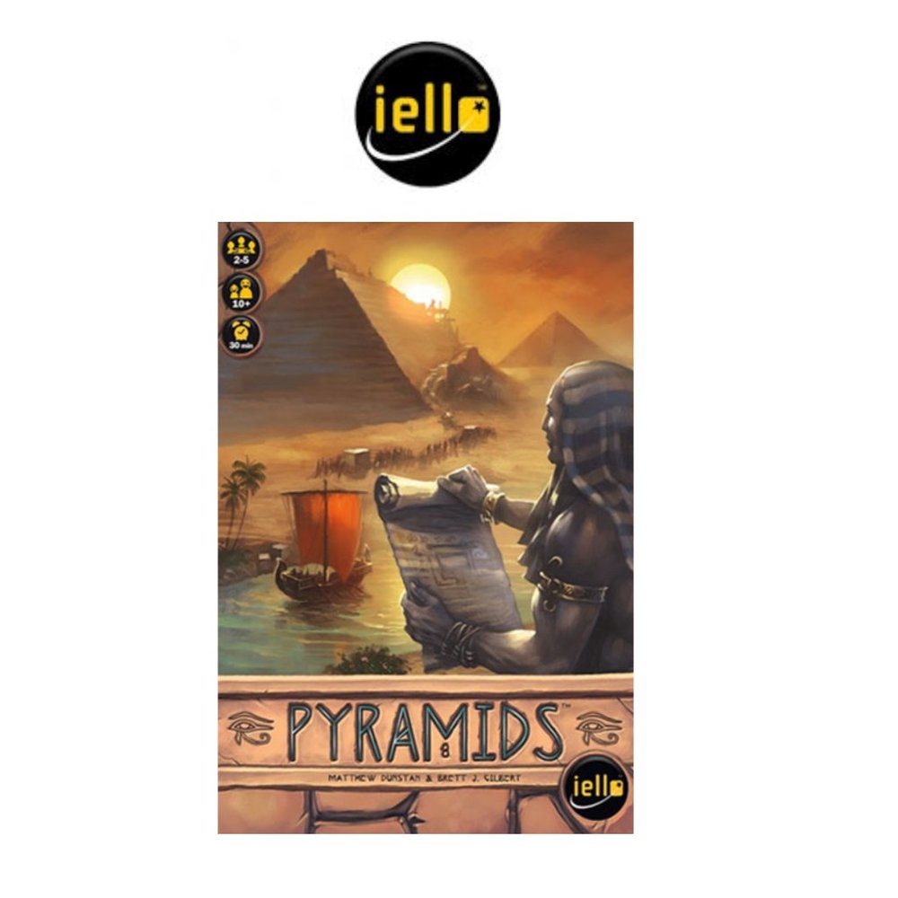 IELLO GAMES PYRAMIDS Egypt Cards Illustrator Michael Menzel Camille Chaussy